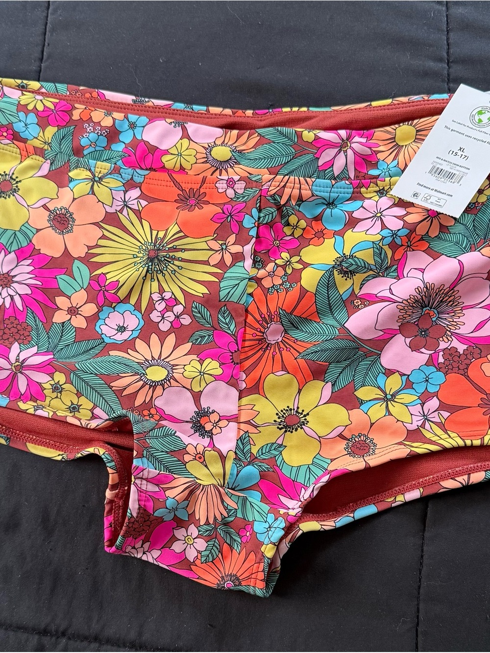 NEW❤️Floral Boyshorts Swim Bottoms - Multi